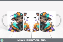 GorgeousFarm Halloween Mug Wrap design.