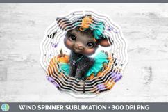 GorgeousFarm Halloween Wind Spinner design.