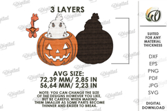 Farm Halloween Tiered Tray Decor Laser Cut. Halloween SVG Product Image 2