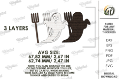 Farm Halloween Tiered Tray Decor Laser Cut. Halloween SVG Product Image 2