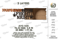 Farm Halloween Tiered Tray Decor Laser Cut. Halloween SVG Product Image 3