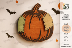 Farm Halloween Tiered Tray Decors Laser Cut. Halloween SVG Product Image 11