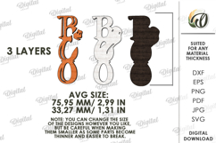 Farm Halloween Tiered Tray Decor Laser Cut. Halloween SVG Product Image 2