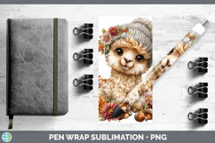 GorgeousFarm Knit Hat Pen Wrap design.