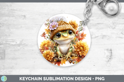 GorgeousFarm Knit Hat Keychain design.