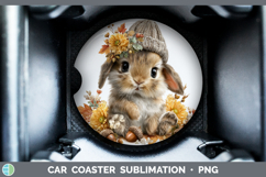 GorgeousFarm Knit Hat Car Coaster design.