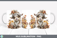 GorgeousFarm Knit Hat Mug Wrap design.