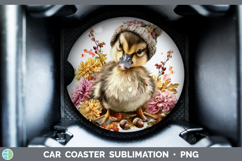 GorgeousFarm Knit Hat Car Coaster design.