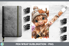 GorgeousFarm Knit Hat Pen Wrap design.