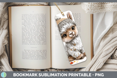 GorgeousFarm Knit Hat Bookmark design.