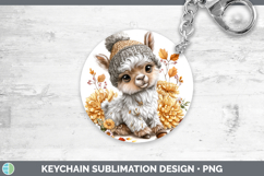 GorgeousFarm Knit Hat Keychain design.