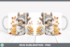 GorgeousFarm Knit Hat Mug Wrap design.