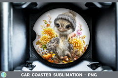 GorgeousFarm Knit Hat Car Coaster design.