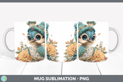 GorgeousFarm Knit Hat Mug Wrap design.