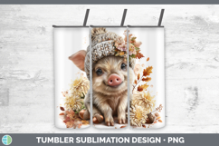 GorgeousFarm Knit Hat Tumbler design.