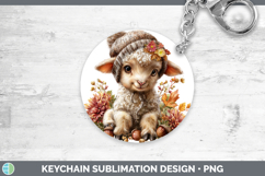GorgeousFarm Knit Hat Keychain design.
