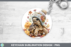 GorgeousFarm Knit Hat Keychain design.