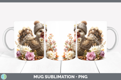 GorgeousFarm Knit Hat Mug Wrap design.