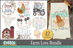 Farm Love Clipart Bundle Product Image 1