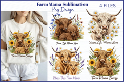 Farm Mama PNG Design,Farm Mama PNG Design Product Image 1