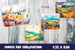 Farm goat Sublimation|animal Mouse Pad Design Product Image 1