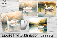 Farm ducks Sublimation|animal Mouse Pad Design Product Image 1