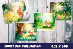 Farm bunnyes Sublimation|animal Mouse Pad Design Product Image 1