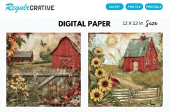 Farm Nursery Junk Journal Digital Paper Product Image 1