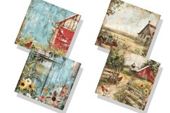 Farm Nursery Junk Journal Digital Paper Bundle Product Image 5