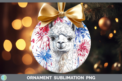 GorgeousFarm Patriotic Splash Ornament design.