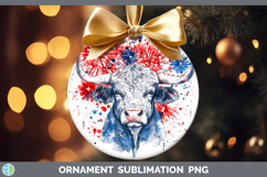 GorgeousFarm Patriotic Splash Ornament design.