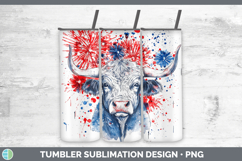 GorgeousFarm Patriotic Splash Tumbler design.