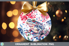 GorgeousFarm Patriotic Splash Ornament design.