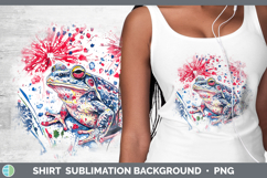 GorgeousFarm Patriotic Splash Shirt design.
