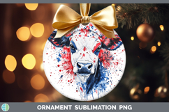 GorgeousFarm Patriotic Splash Ornament design.