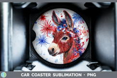 GorgeousFarm Patriotic Splash Car Coaster design.