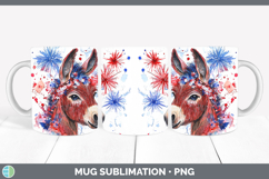 GorgeousFarm Patriotic Splash Mug Wrap design.