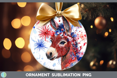 GorgeousFarm Patriotic Splash Ornament design.