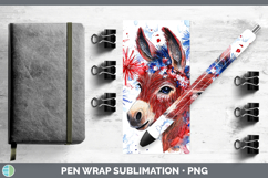 GorgeousFarm Patriotic Splash Pen Wrap design.