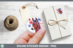 GorgeousFarm Patriotic Splash Stickers design.