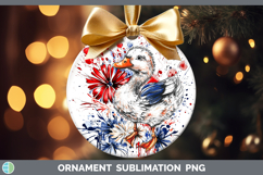 GorgeousFarm Patriotic Splash Ornament design.