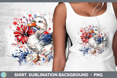 GorgeousFarm Patriotic Splash Shirt design.