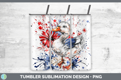 GorgeousFarm Patriotic Splash Tumbler design.