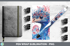 GorgeousFarm Patriotic Splash Pen Wrap design.