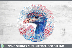 GorgeousFarm Patriotic Splash Wind Spinner design.
