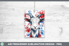 GorgeousFarm Patriotic Splash Air Freshener design.