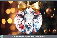 GorgeousFarm Patriotic Splash Ornament design.