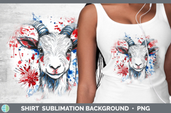 GorgeousFarm Patriotic Splash Shirt design.