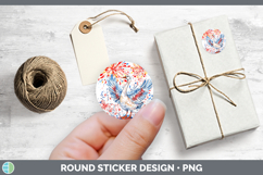 GorgeousFarm Patriotic Splash Stickers design.