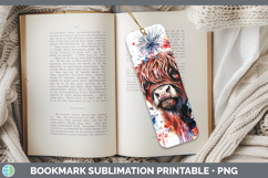GorgeousFarm Patriotic Splash Bookmark design.